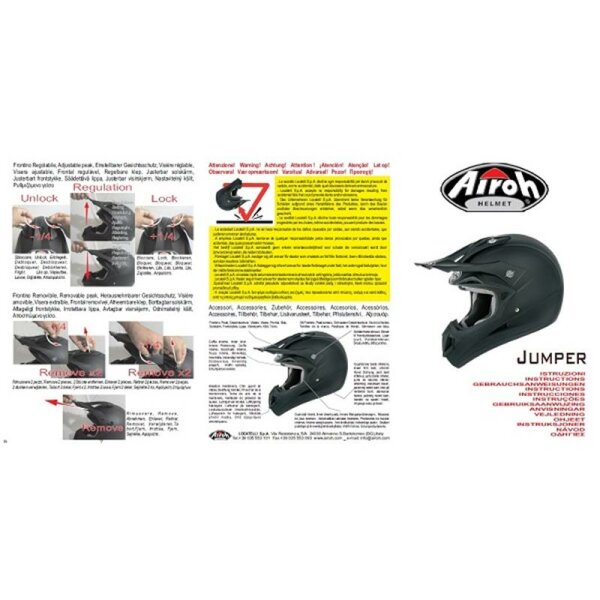 Airoh Valor Airoh Helmet Bargy Design Airoh Jumper Multicolor