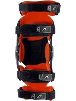 Pod K1 MX Brace Knieorthese für Kids - Paar - schwarz-grau-orange