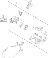 Bremsbeläge hinten Toyo B204