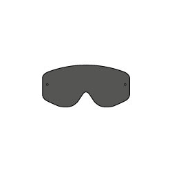 Racing Goggles Single Lens smoke