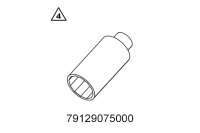 Vielzahnnuss lang D32 1/2 Zoll