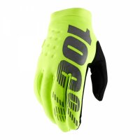 100% Handschuhe Brisker Neongelb