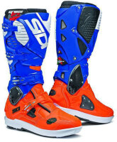 Sidi Stiefel Crossfire 3 SRS Limited Edition Neonorange Blau