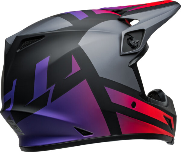 Bell Mag-9 Motorradhelm Offenes Gesicht, Glänzend Schwarz – DOT-zertifiziert, Mit Visiermöglichkeiten