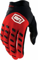 100% Handschuhe Airmatic Rot Schwarz