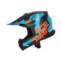 Acerbis Helm Profile Junior Blau Orange Schwarz