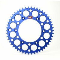 Renthal Kettenrad Alu 50Z Blau KTM Husqvarna GasGas
