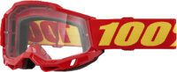 100% Brille Accuri 2 Rot - Klar
