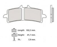 Brembo Bremsbelag Bremsklotz Z04