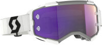 Scott Brille Fury Works Grau Weiß - Chromeblau