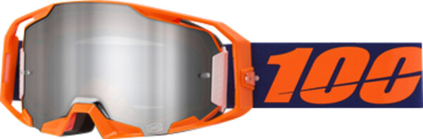 100% Brille ARmatic Neonorange - Silber